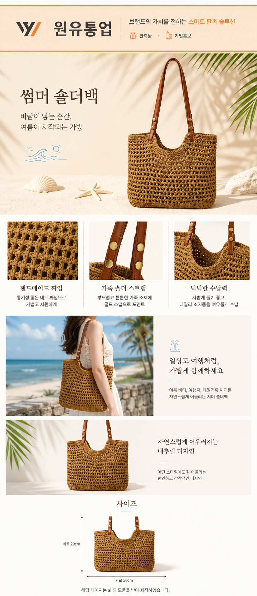 쌈머 숄더백 상세이미지