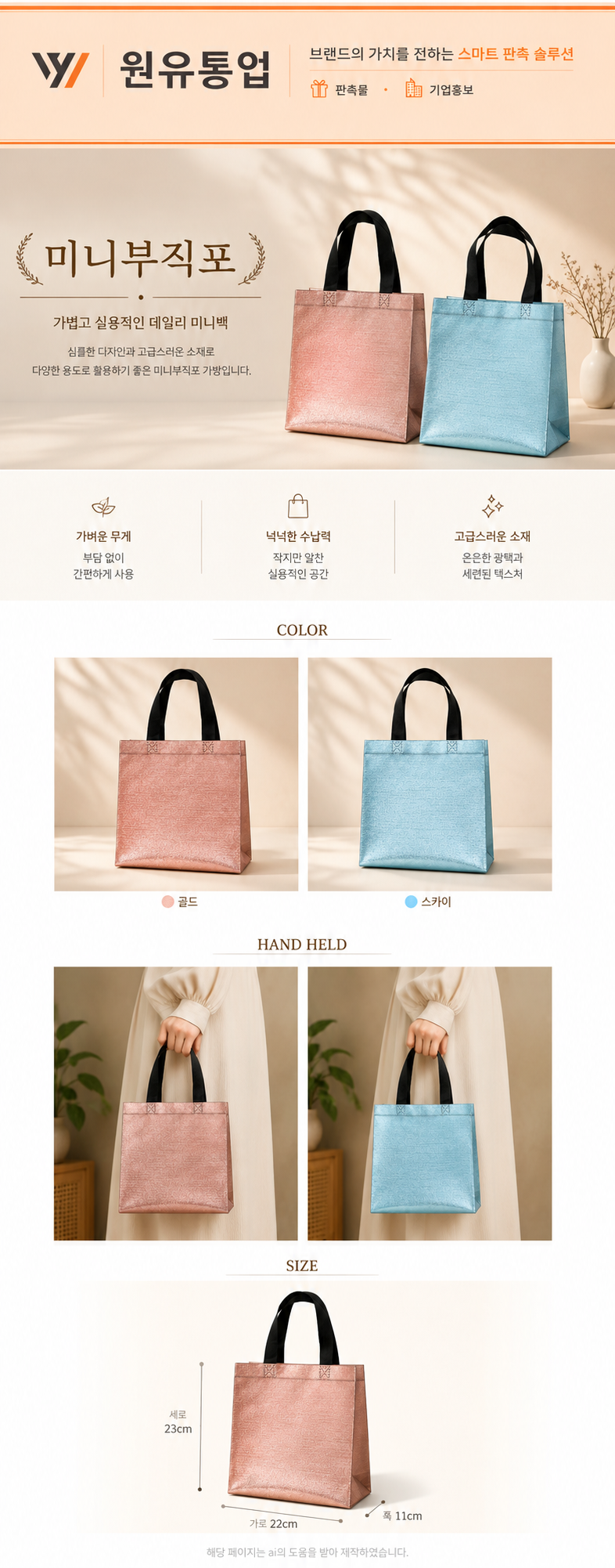 미니 부직포 상세이미지