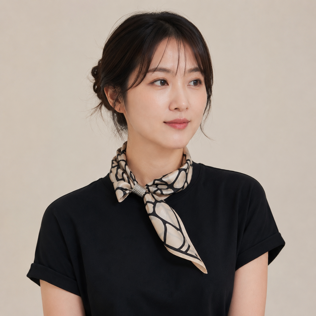 큐빅 스카프